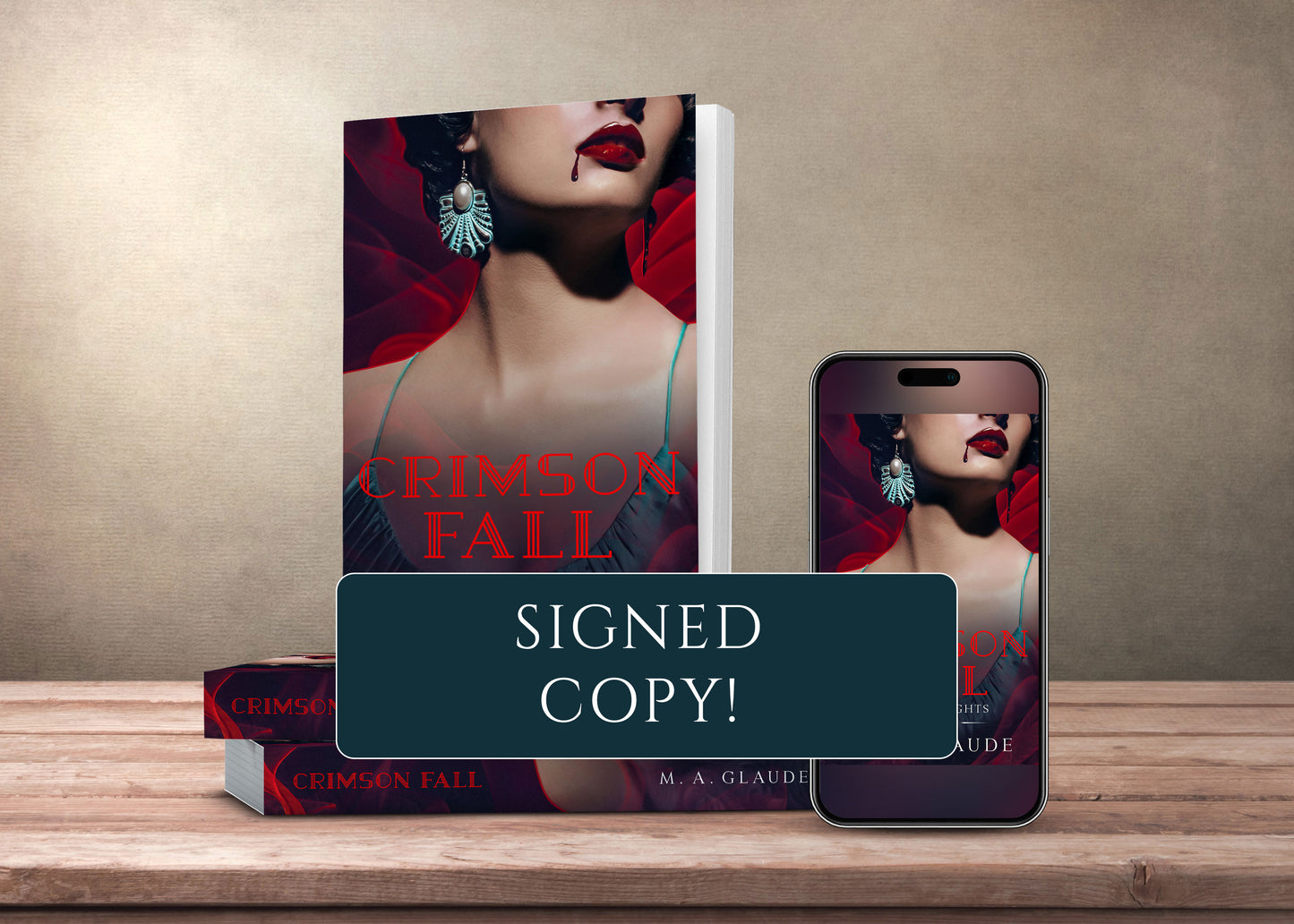 NOVEL: Crimson Fall (Signed Copy)
